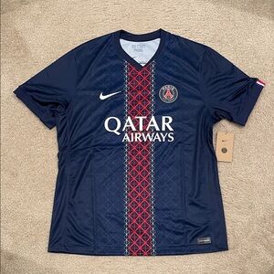 Nike Paris Saint-Germain PSG 25/26 Home Jersey men size L NWT